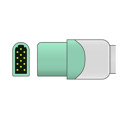 Kabel główny EKG Datascope, na 3 lub 5 odprowadzeń DT, wtyk 6 pin
